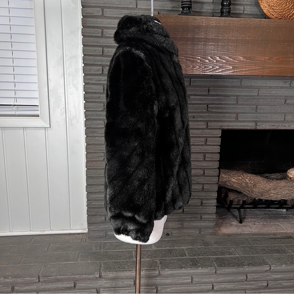 Monterey in the USA vintage faux mink coat size 14 - Picture 4 of 11